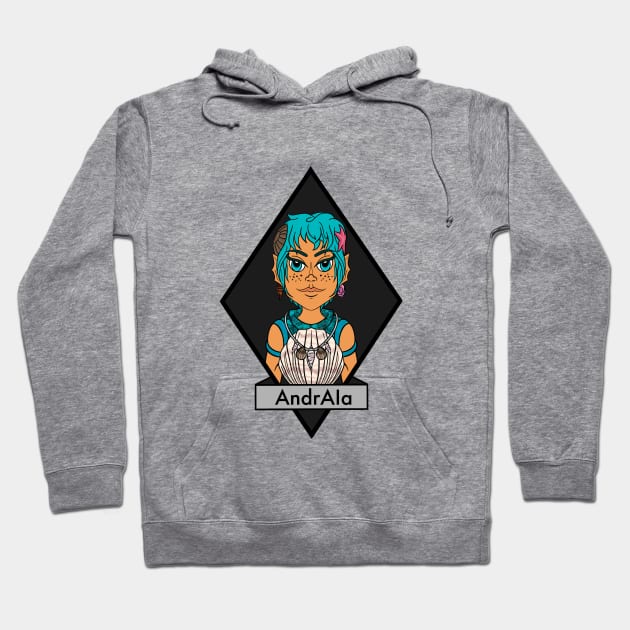 Young AndrAIa Hoodie by HazelGeek